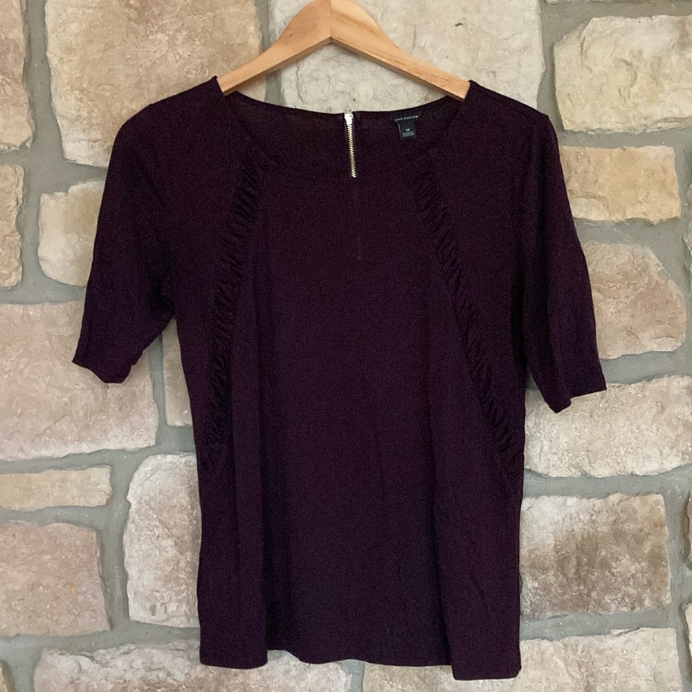 Ann Taylor plum color top